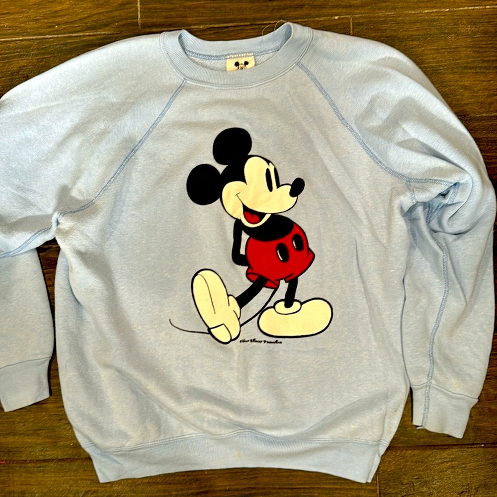 Original 1970's Disney Mickey Mouse sweatshirt- vintage and amazing!